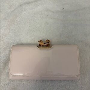 Ted Baker Glossy Cream pink Wallet